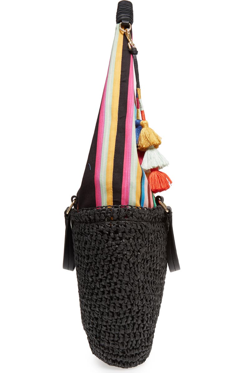 Vince Camuto Hedda Convertible Straw Tote, Alternate, color,