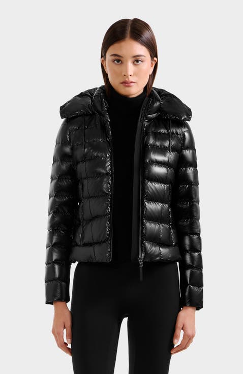 Melissa Glossy Lightweight Down Puffer