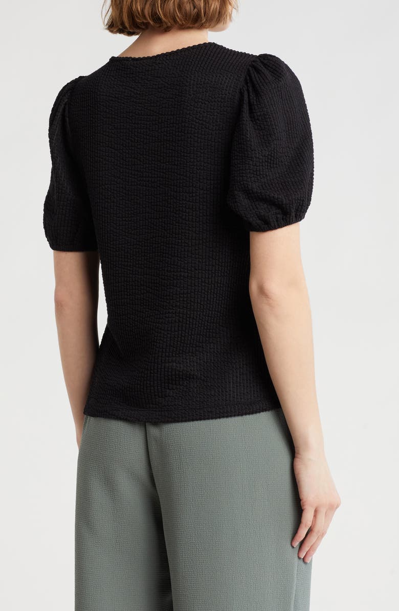 Daniel Rainn Rib Textured T-Shirt, Alternate, color, Q163 Black