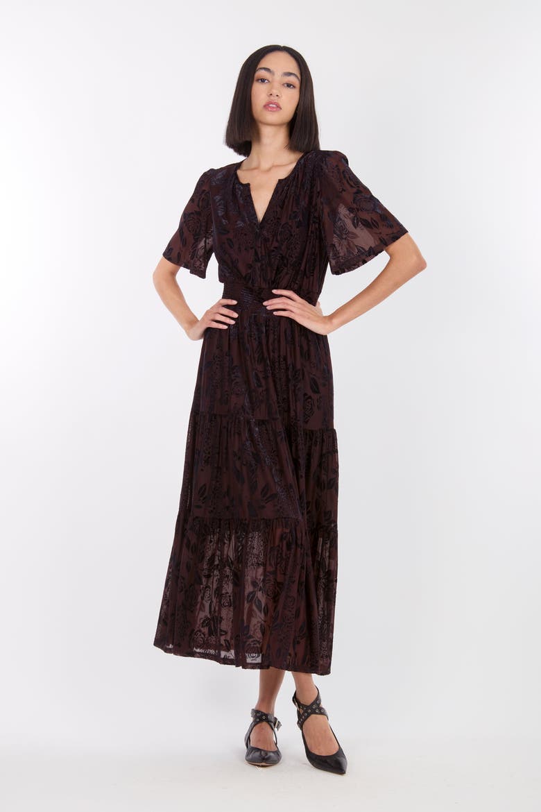 Reese Dress, Alternate, color, Brown Baroque