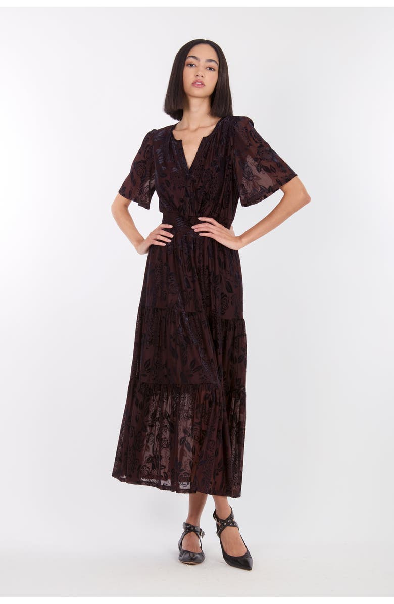 Super Natural by Secret Mission Reese Dress, Alternate, color, Brown Baroque