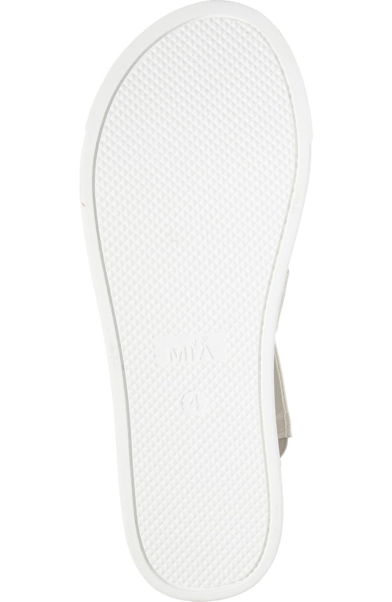 MIA Kids' Minka Flatform Sandal, Alternate, color, White