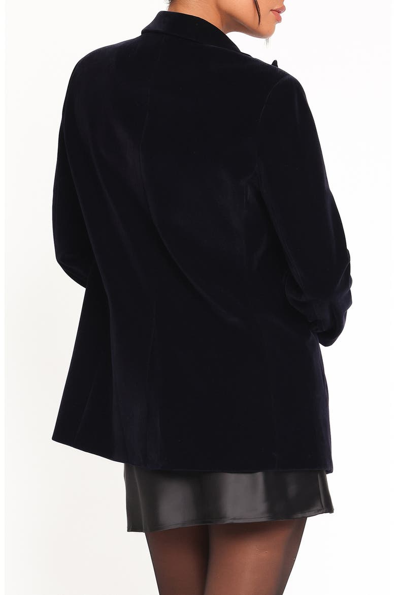 Clive Two-Button Velvet Blazer, Alternate, color, NAVY