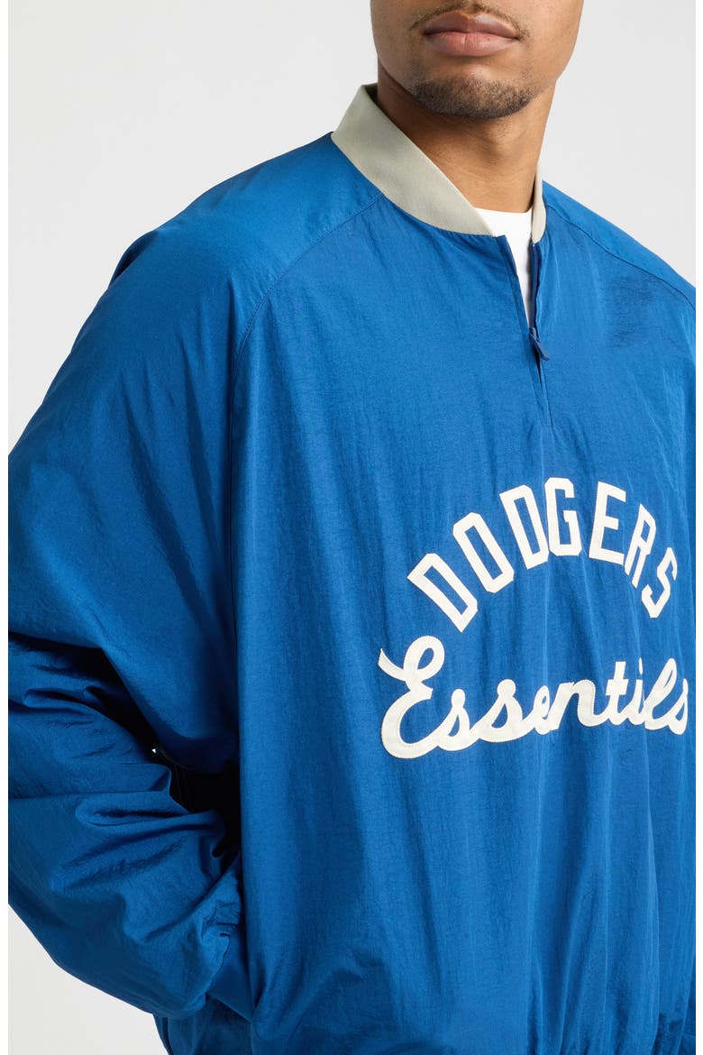 Dodgers Half Zip Pullover, Alternate, color, ESTATE BLUE/ SEAL RIB