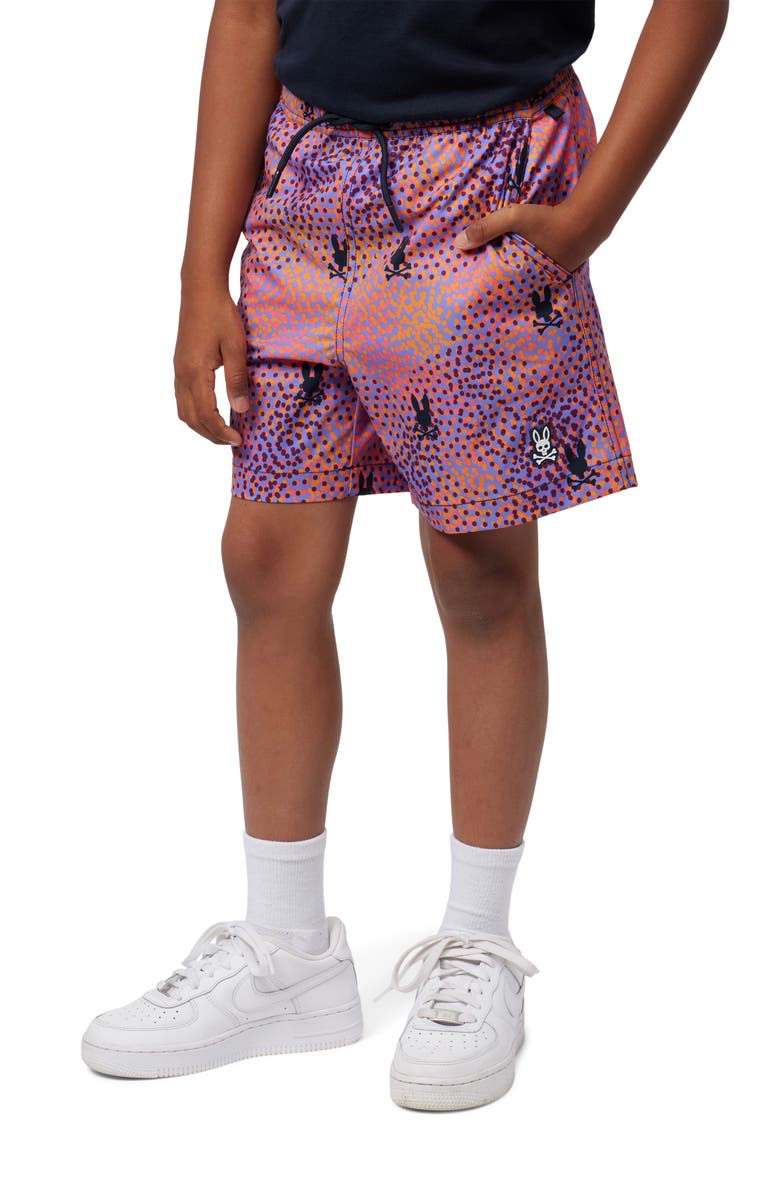 Psycho Bunny Kids' Chicago Swim Trunks, Alternate, color, 