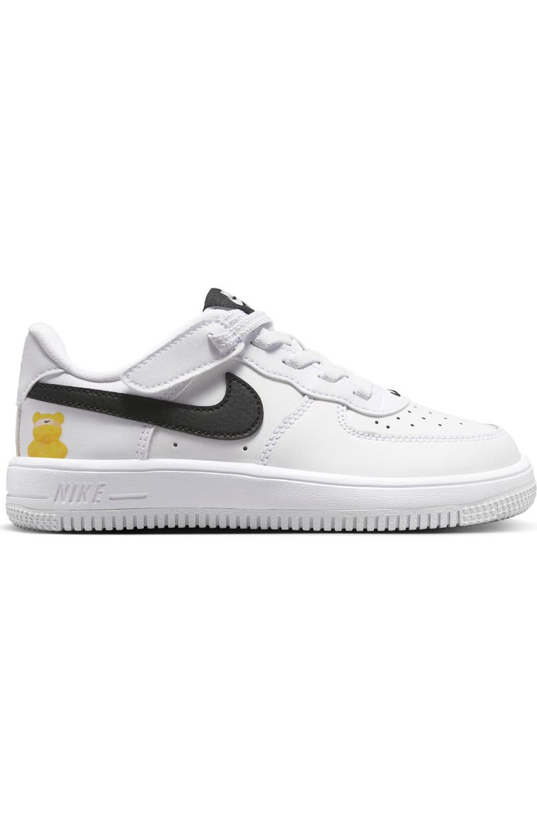 Nike Kids' Force 1 Low EasyOn Basketball Sneaker, Alternate, color, White/ Black