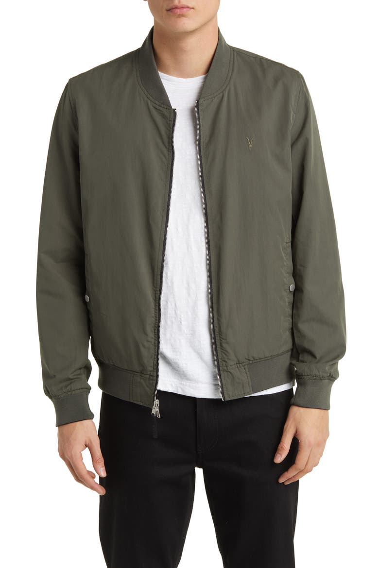 AllSaints Bassett Reversible Bomber Jacket (Men) | Nordstrom