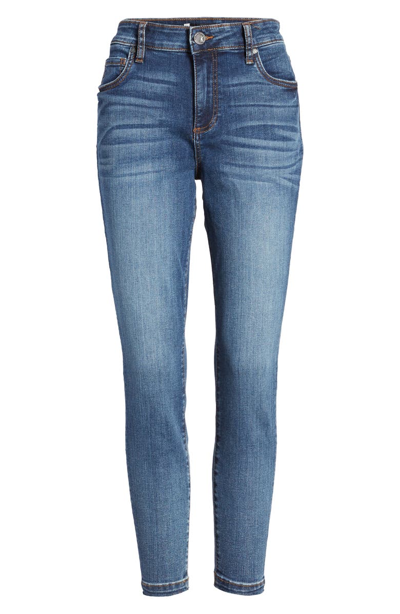 KUT from the Kloth Donna High Waist Ankle Skinny Jeans, Alternate, color,