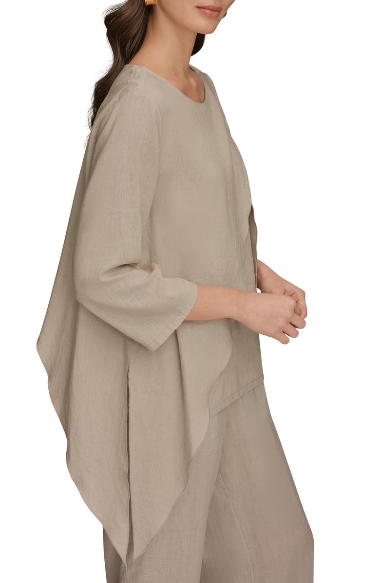 Donna Karan New York Overlap Wrap Front Top, Alternate, color, Tuscan Gre