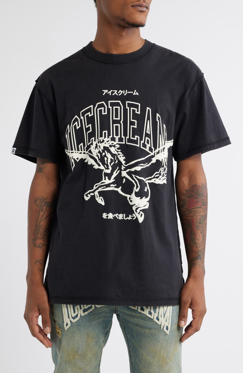 ICECREAM Gallop Cotton Graphic T-Shirt, Main, color,