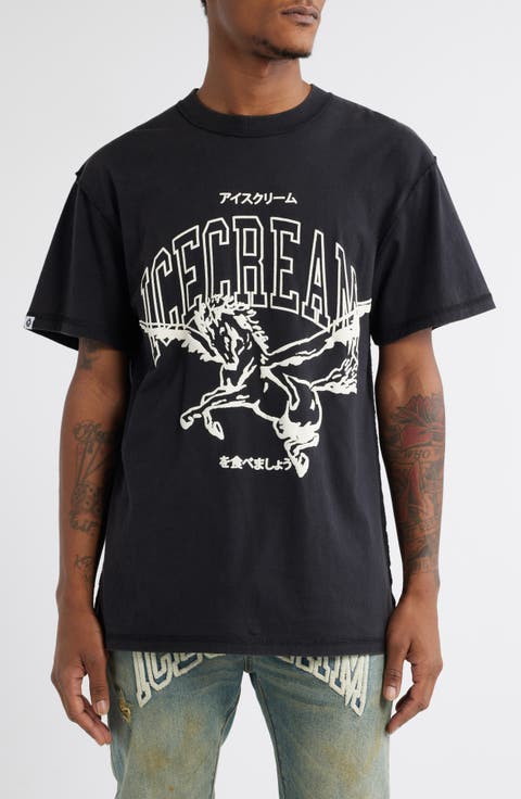 Gallop Cotton Graphic T-Shirt