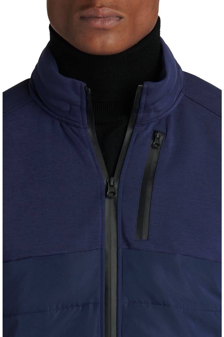 Water Resistant Hooded Jacket, Alternate, color, MIDNIGHT