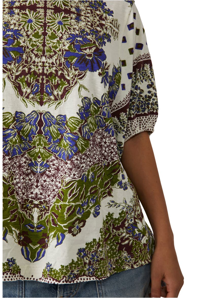Luly Print Knit Top, Alternate, color, IVORY COMBO