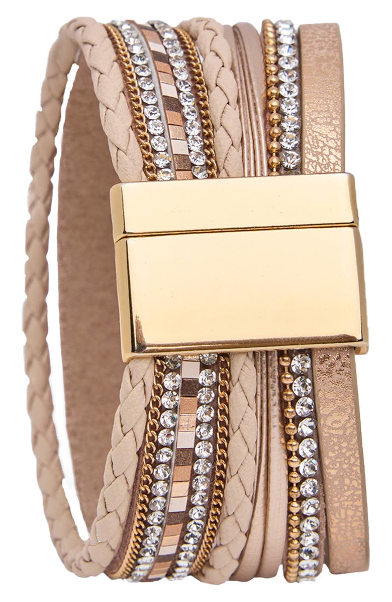 SAACHI Multi Strand Wrap Bracelet, Alternate, color, 