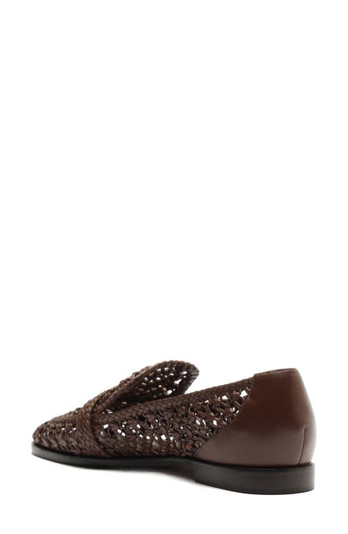 Alexandre Birman Jane Woven Leather Loafers