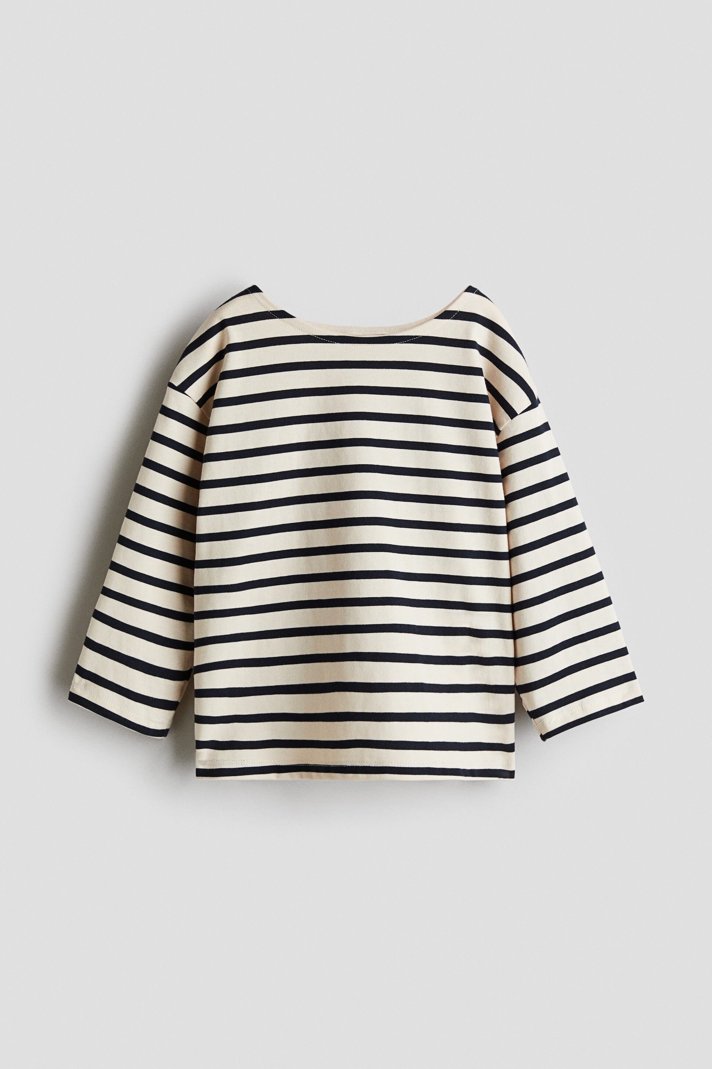 selected Light beige/blue striped