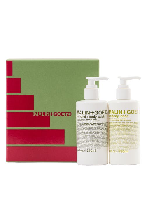 Malin + Goetz Malin+goetz Make It A Double Gift Set $70 Value In Transparent
