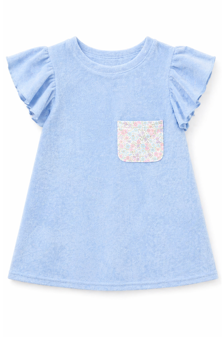 Lottie Dress, Main, color, Aqua