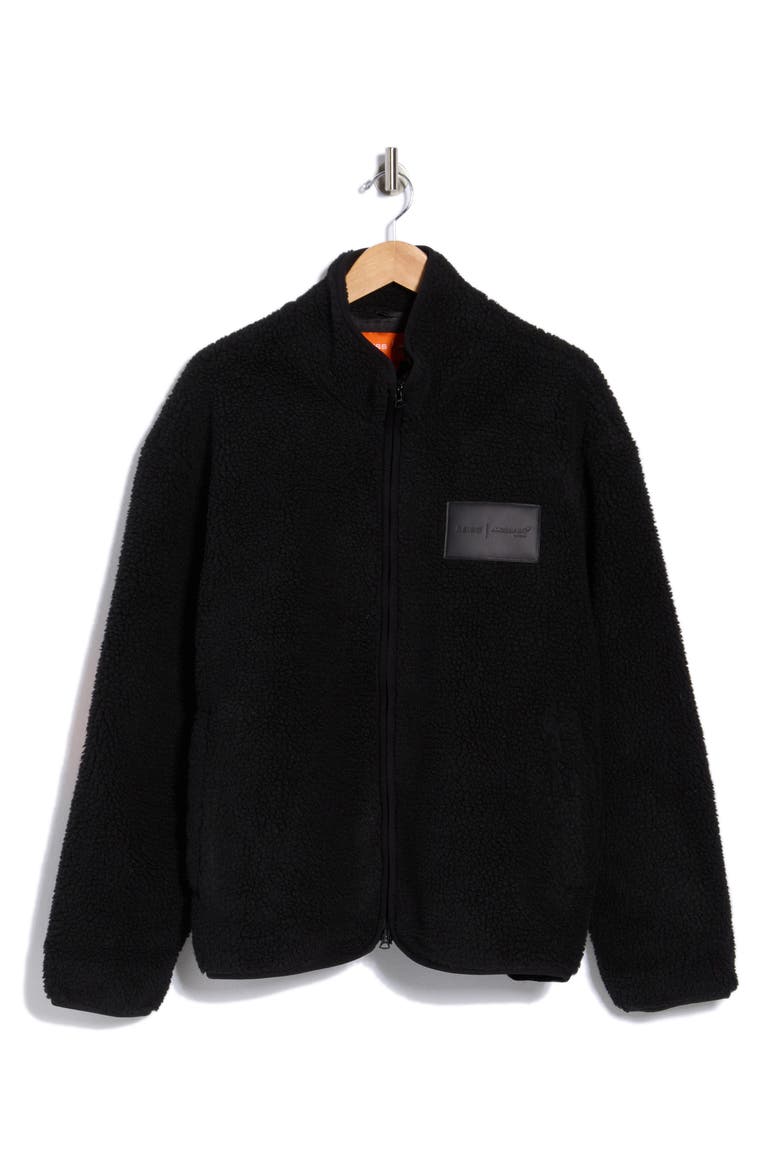 Snoop Reiss x McLaren Embroidered Fleece Jacket, Alternate, color, BLACK