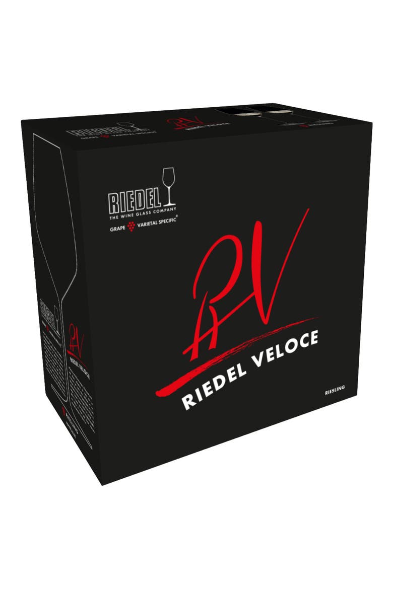 Veloce Riesling Wine Glass, Set of 2, Alternate, color, CLEAR