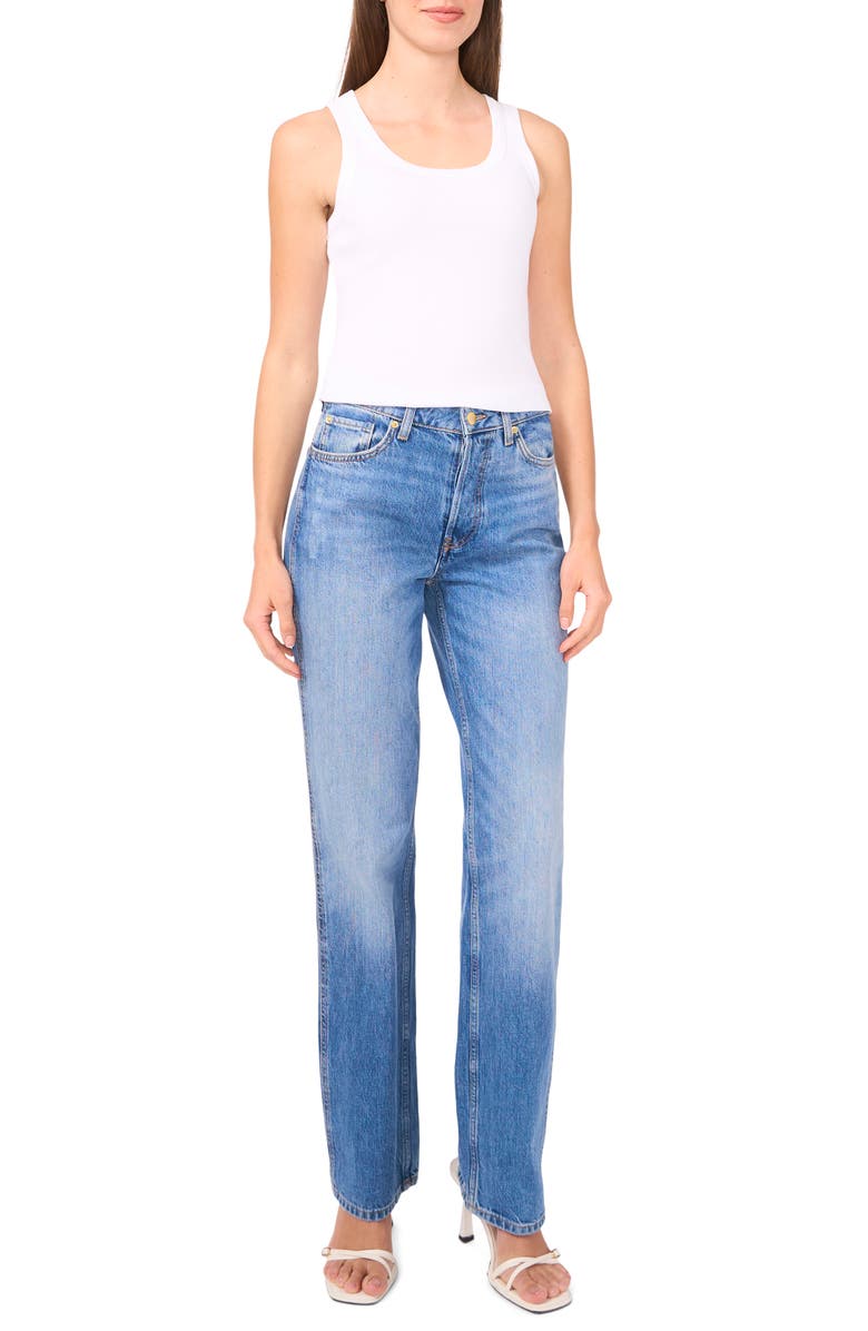 Halogen<sup>®</sup> Rib Tank, Alternate, color, Bright White