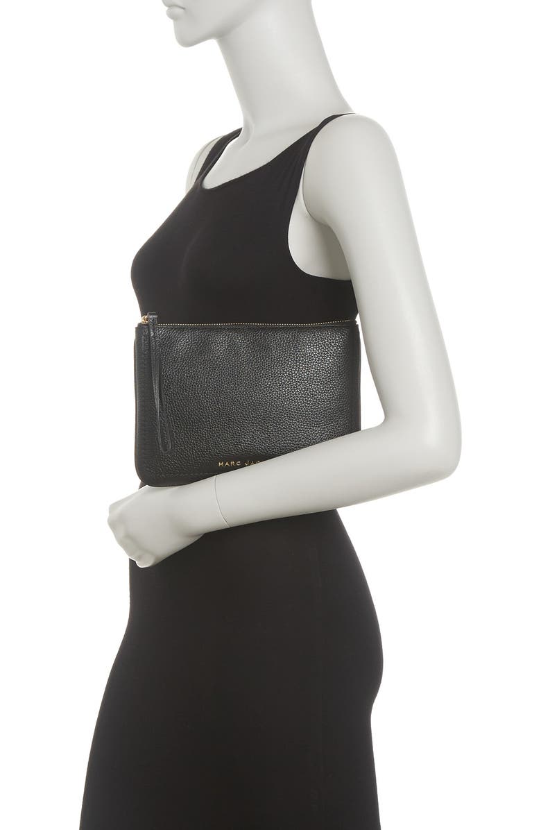 Marc Jacobs The Groove Leather Wristlet Clutch, Alternate, color,