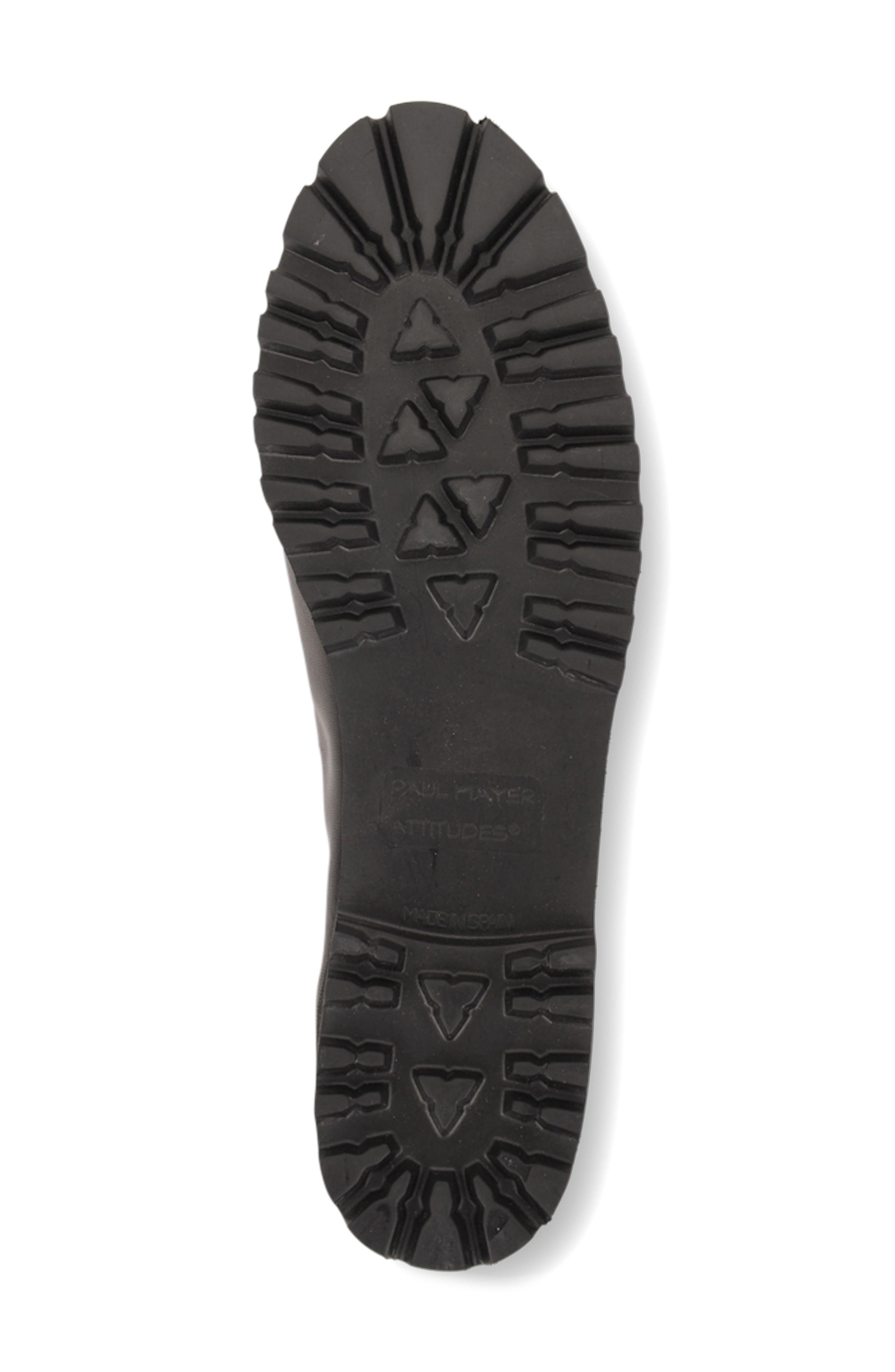 PAUL MAYER Bravo Lug Sole Ballet, Alternate, color, Black Patent/ Black Nappa