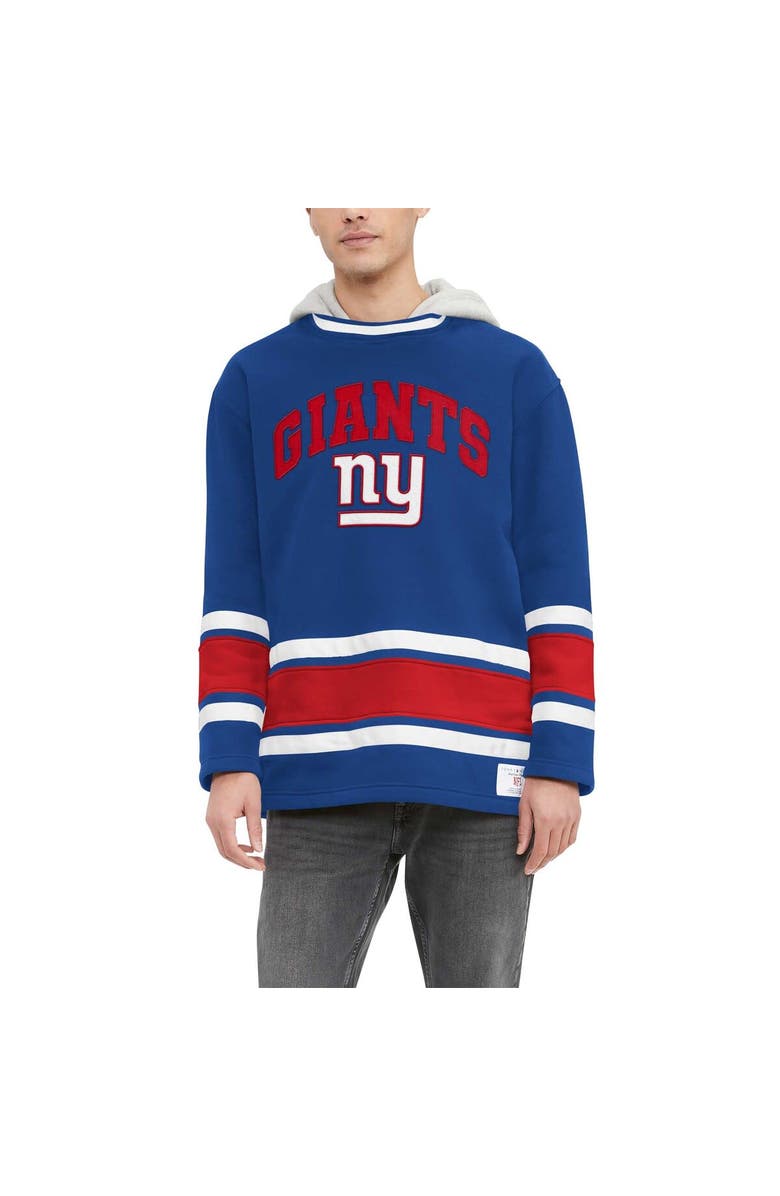 Tommy Hilfiger Men's Tommy Hilfiger Royal New York Giants Ivan Fashion Pullover Hoodie, Alternate, color, Royal