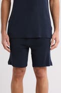 BOSS Ribbed Knit Pajama Shorts