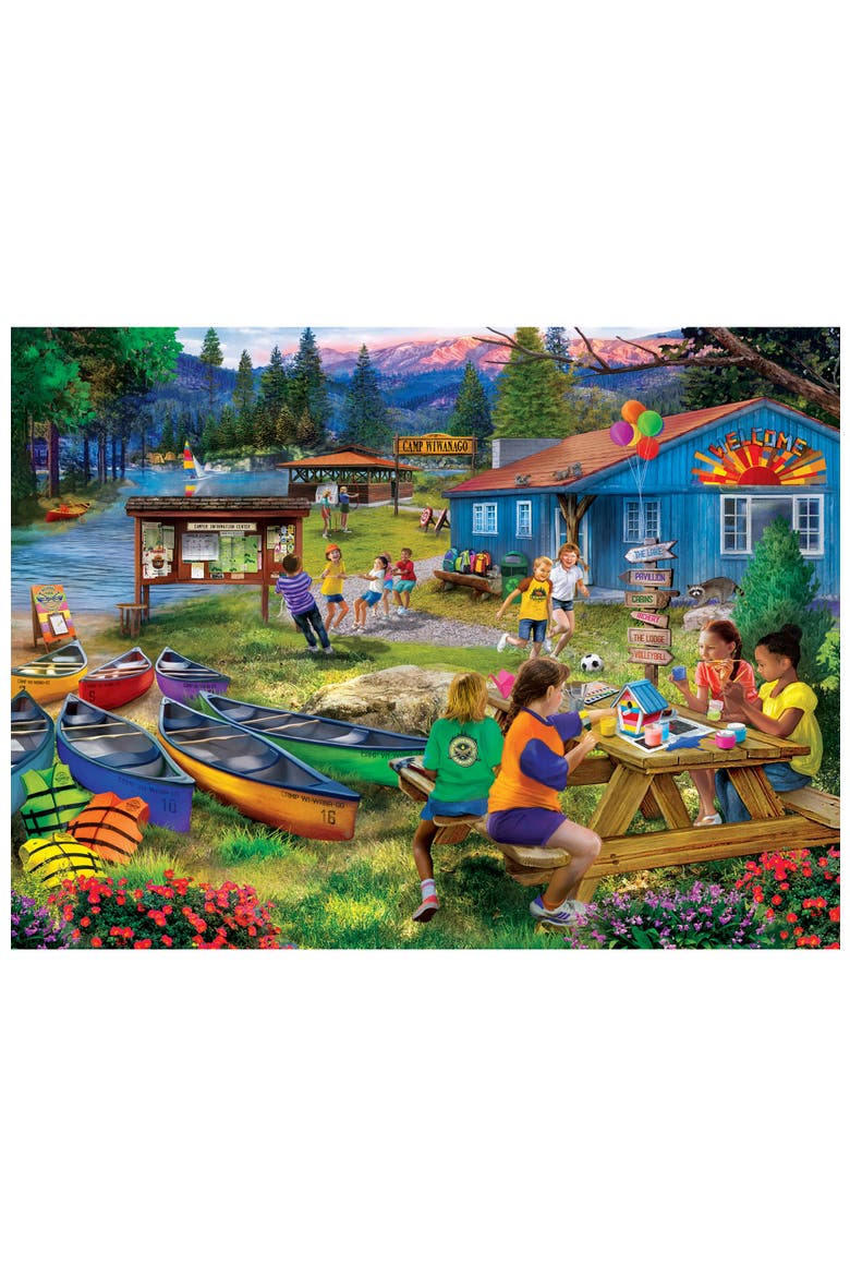 Camp Wiwanago 300 Piece Jigsaw Puzzle, Alternate, color, Multicolor