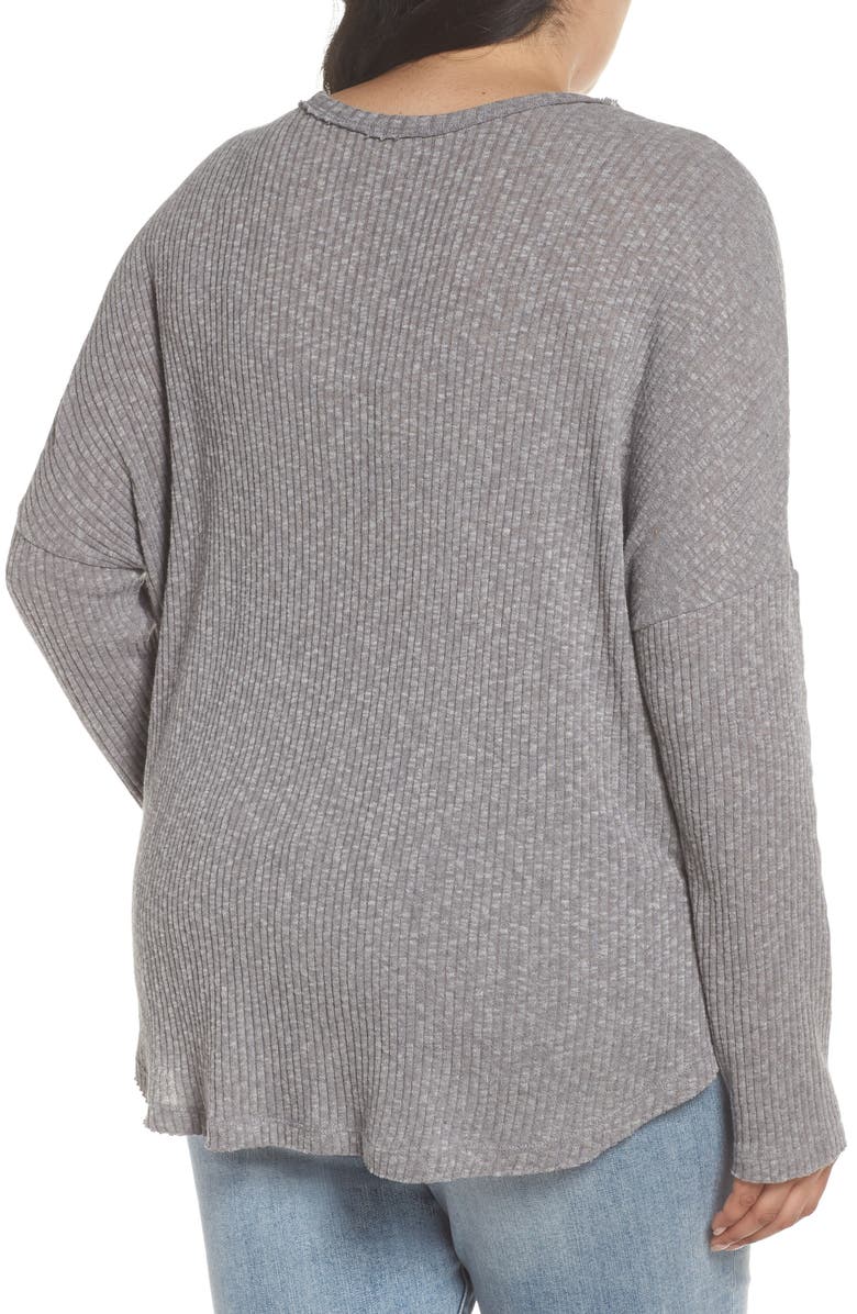 BP. Ribbed Cardigan, Alternate, color,