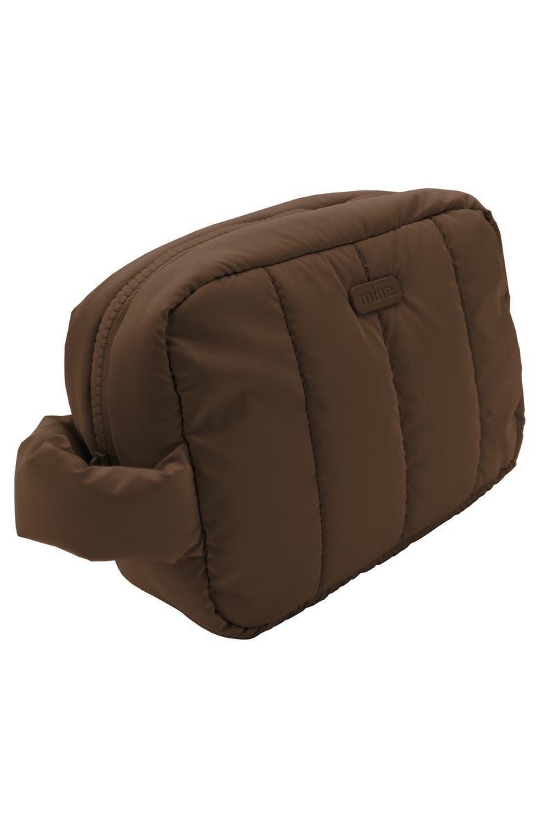 MYTAGALONGS Elle Large Cosmetics Bag, Alternate, color, Latte