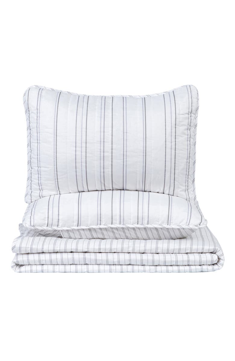 Woven & Weft Stripe Quilt & Sham Set, Main, color,