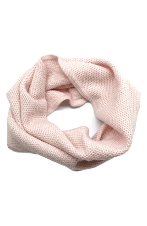 Popcorn Stitch Infinity Scarf