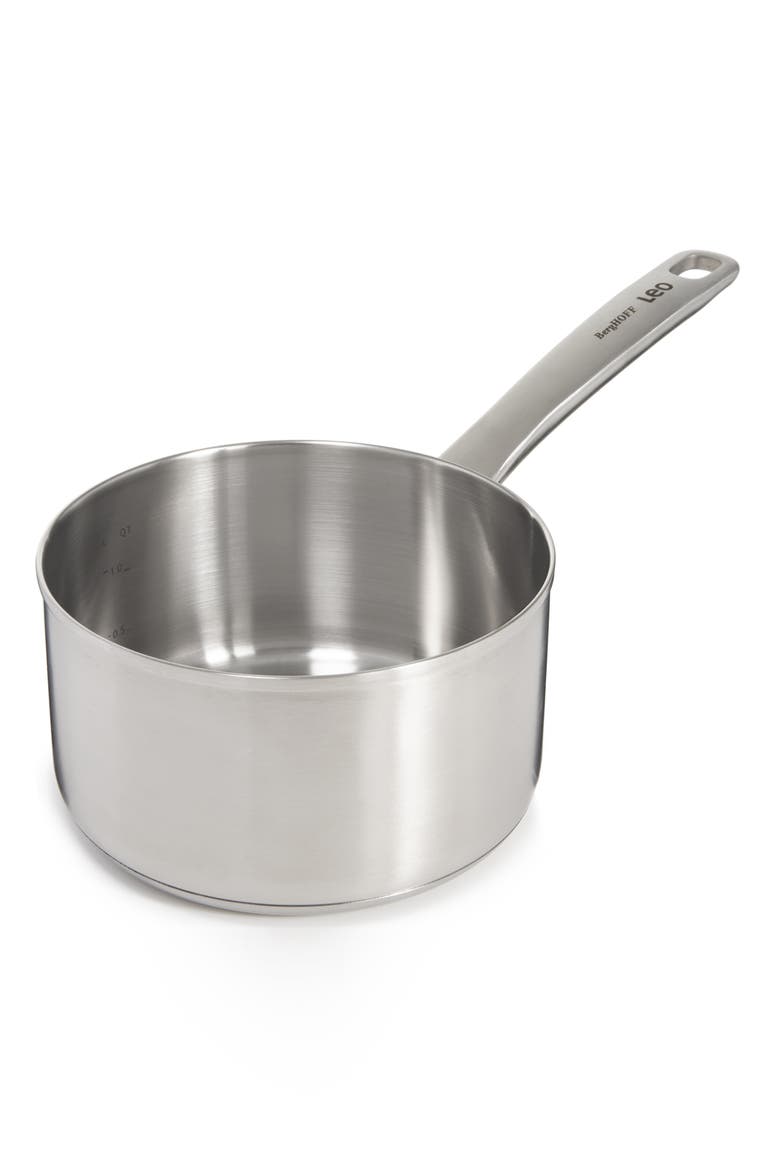 Leo Graphite 1.7-Quart Saucepan, Alternate, color, GREY