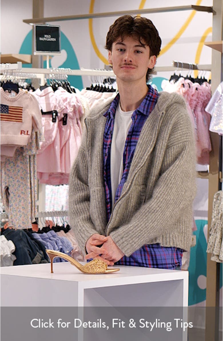 Tia Macramé Slide Sandal, sales video thumbnail