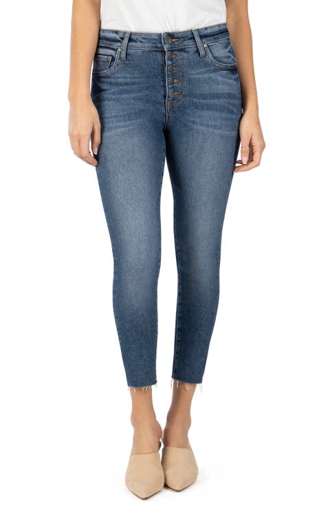 Connie High Waist Ankle Skinny Jeans