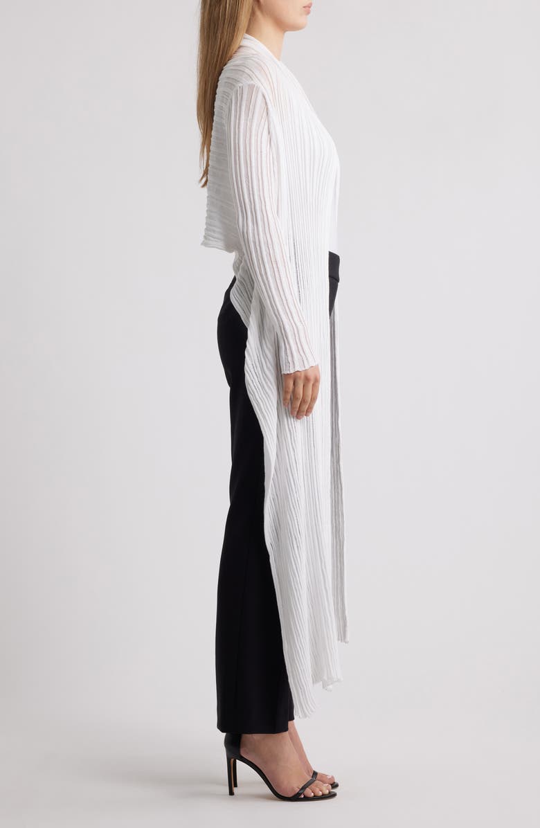 Anne Klein Open Stitch Wrap Cardigan, Alternate, color, 