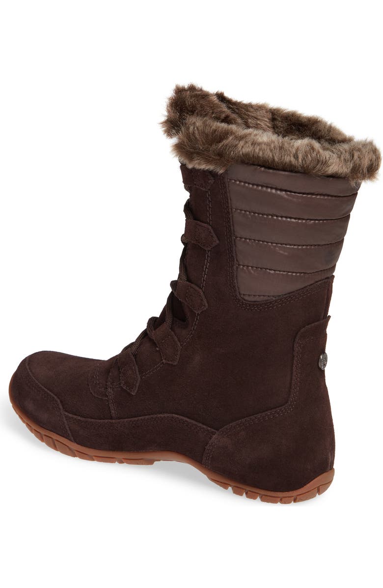 The North Face Nuptse Purna II Waterproof PrimaLoft<sup>®</sup> Silver Eco Insulated Winter Boot, Alternate, color,