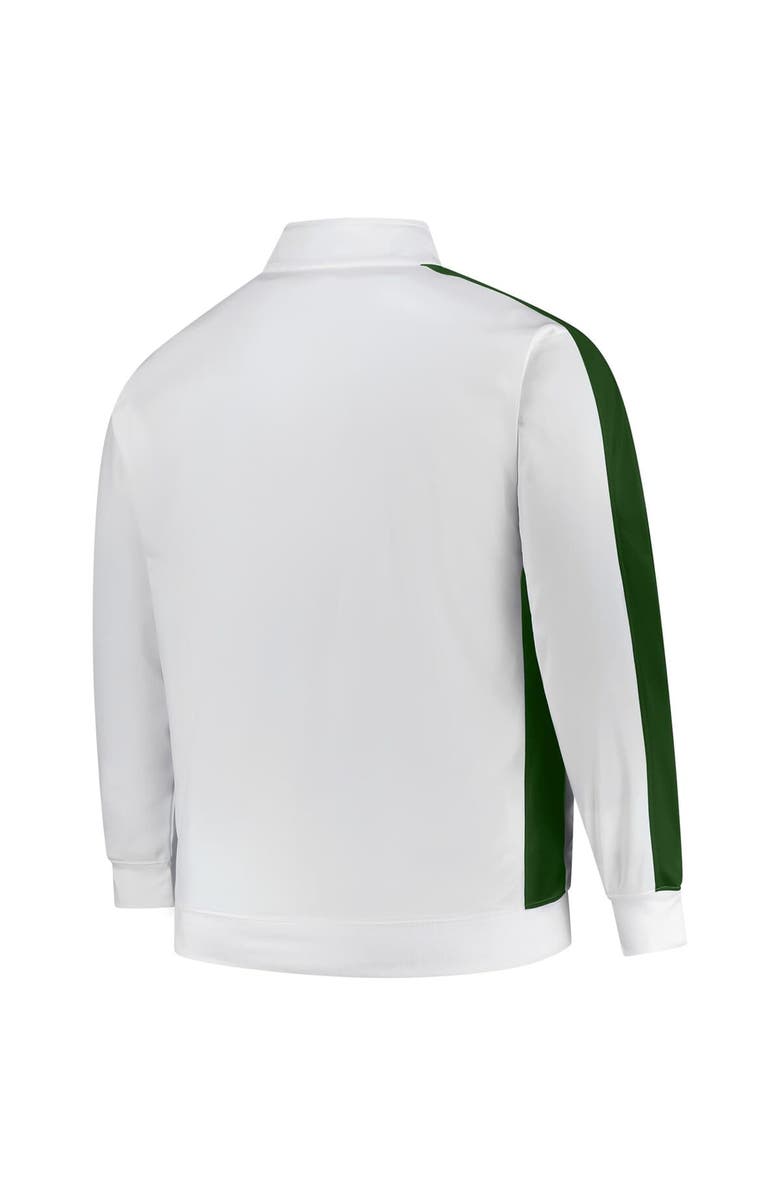 FANATICS Men's Fanatics White Green Bay Packers Big & Tall Tricot Full-Zip Track Jacket, Alternate, color, White