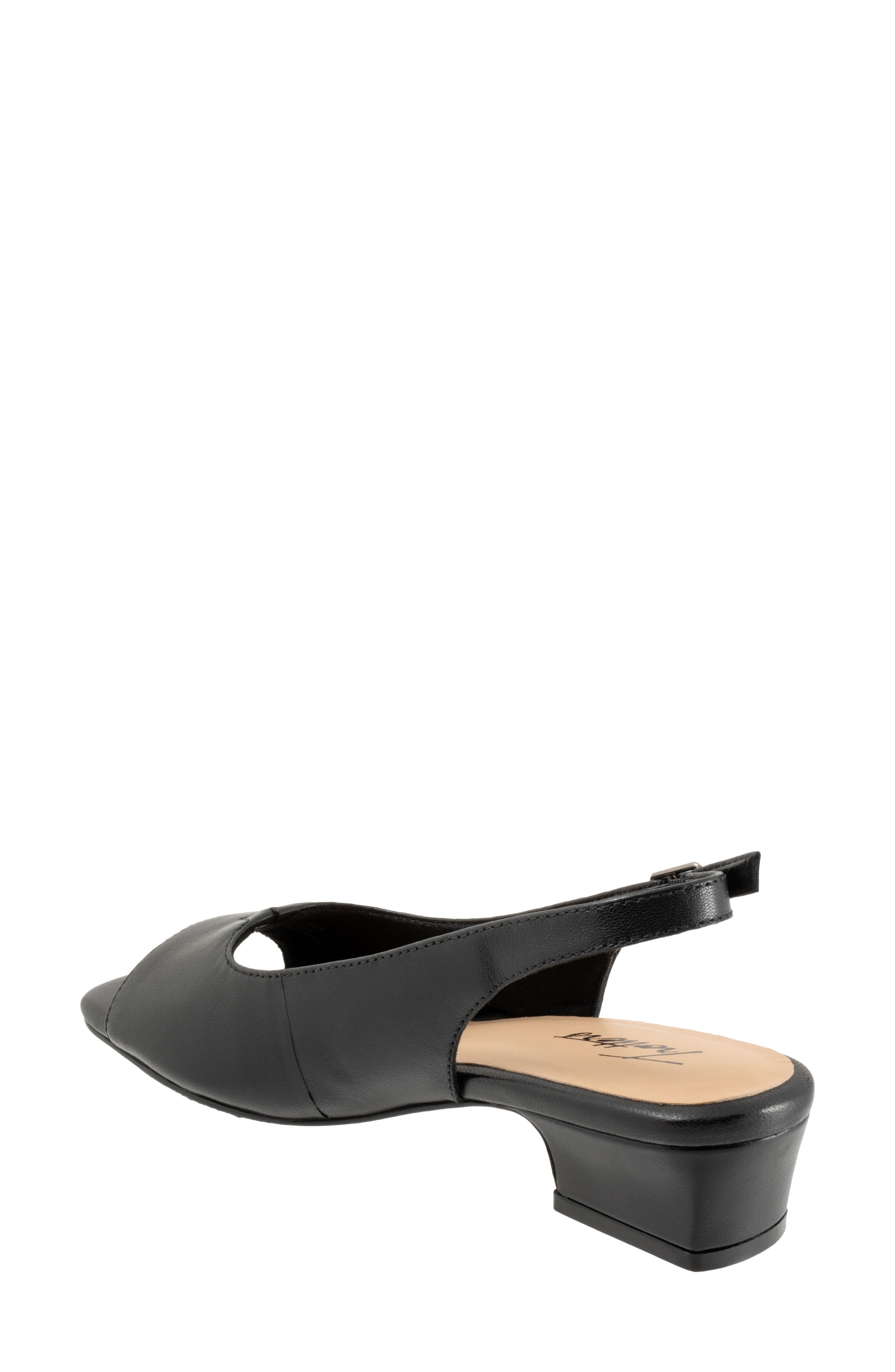 Trotters Dawn Slingback Sandal, Alternate, color, Black