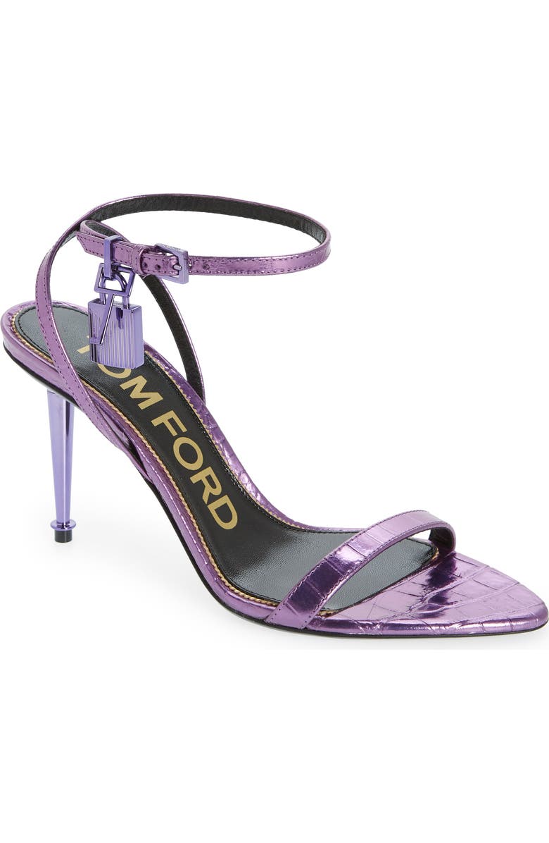 TOM FORD Padlock Naked Pointy Toe Sandal, Main, color,