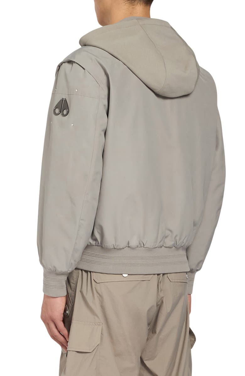 Moose Knuckles Drummond Water Repellent Bomber Jacket, Alternate, color, Dusk