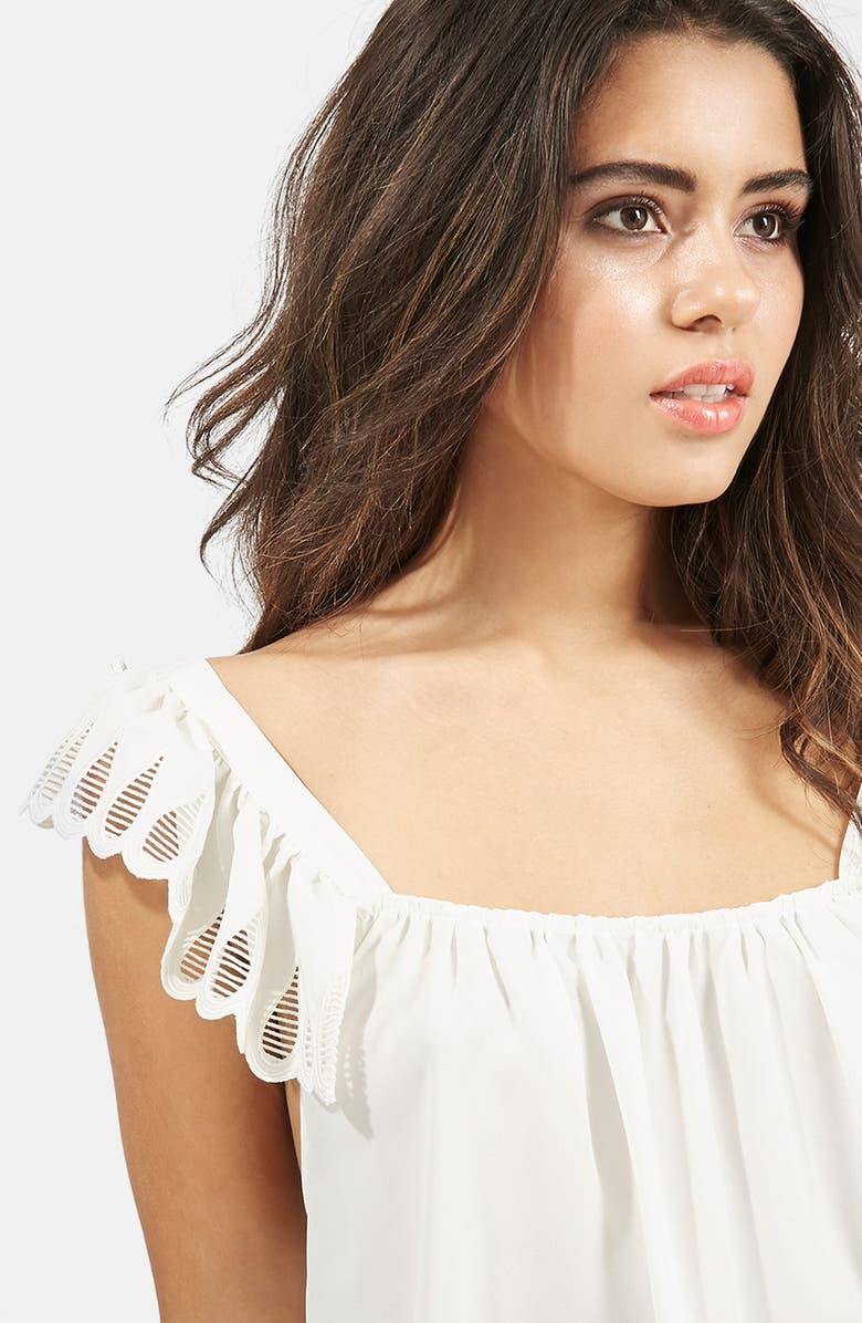 Topshop KENDALL + KYLIE at Topshop Pinafore Top, Alternate, color, 