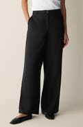 Eileen Fisher High Waist Organic Linen Pants