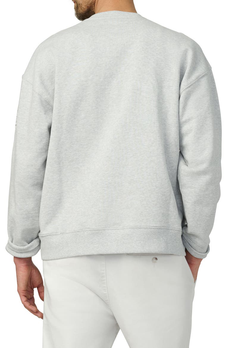 Relaxed Crewneck Graphic Sweatshirt, Alternate, color, LIGHT HEATHER GREY