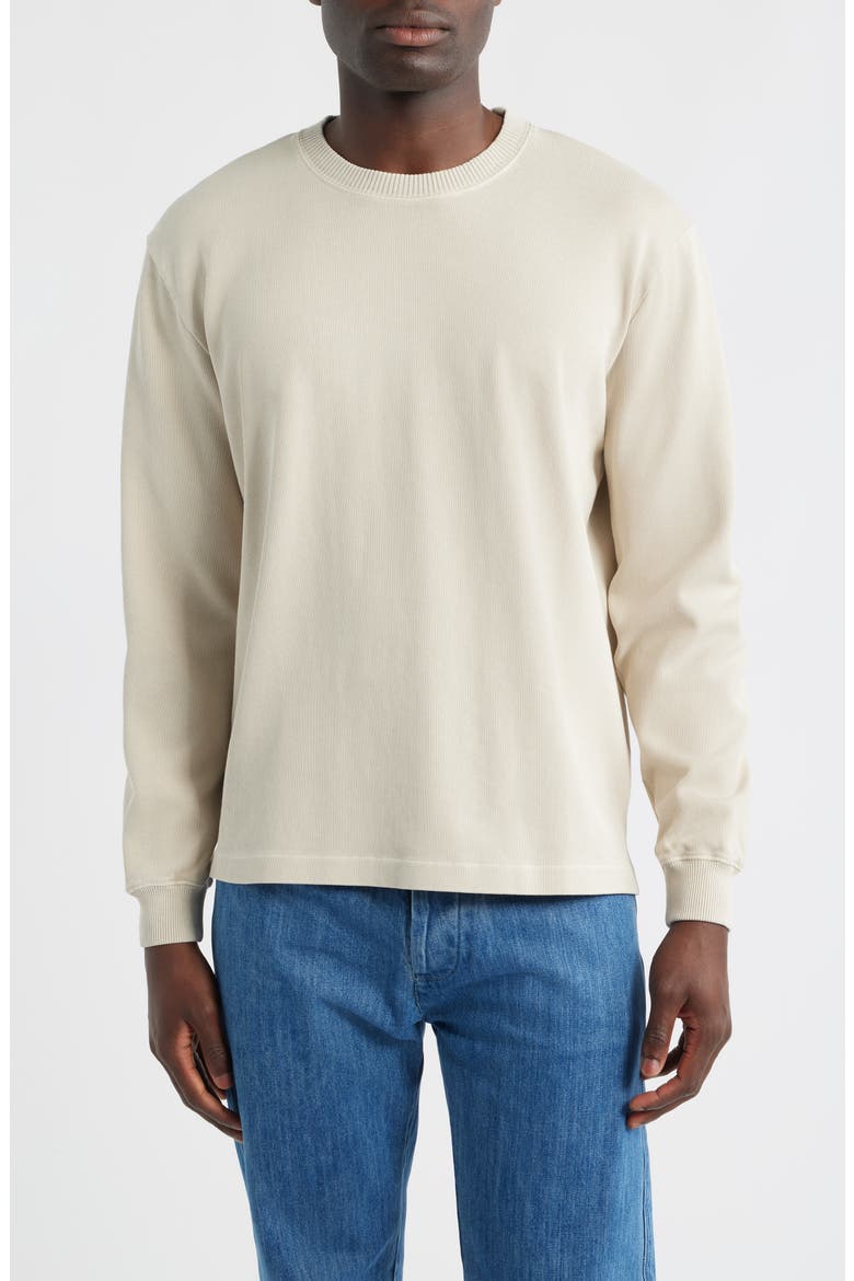 ALEX CRANE Caza Rib Organic Cotton Sweatshirt (Men) | Nordstrom