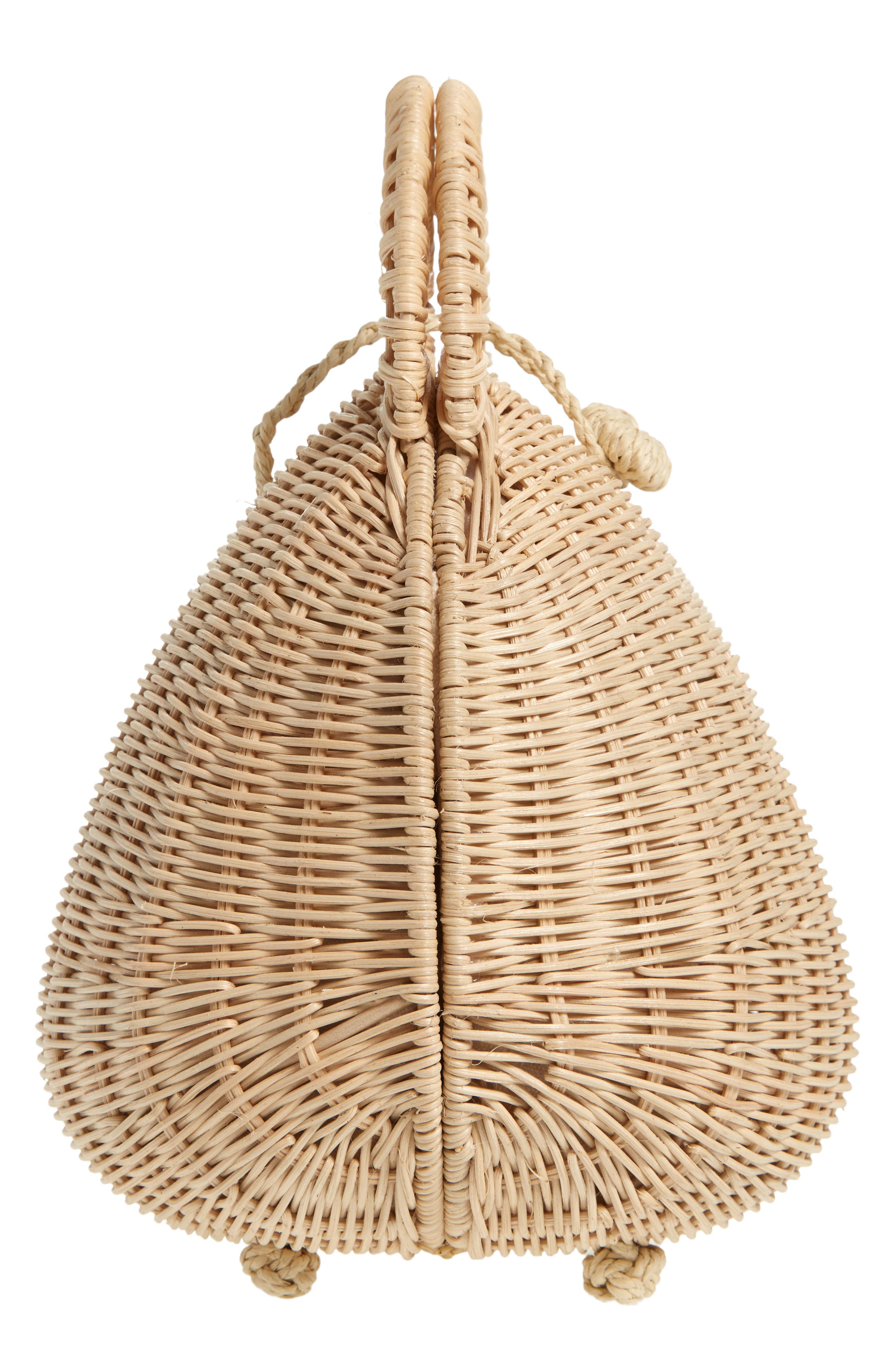 Cult Gaia Millie Rattan Top Handle Bag, Alternate, color, 