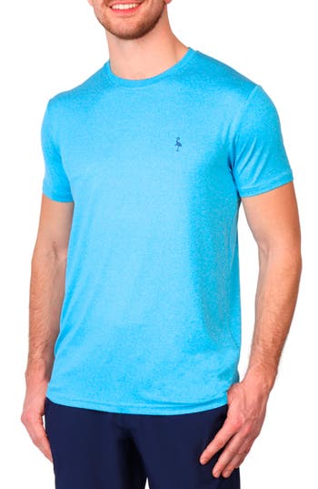Shop Tailorbyrd Performance Crewneck T-shirt In Royal Blue