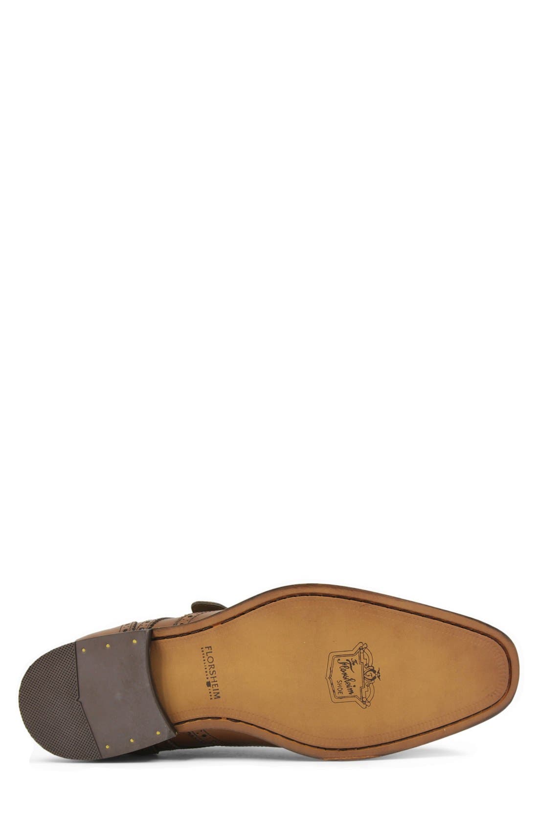 Florsheim 'Sabato' Wingtip Monk Strap Shoe, Alternate, color, 